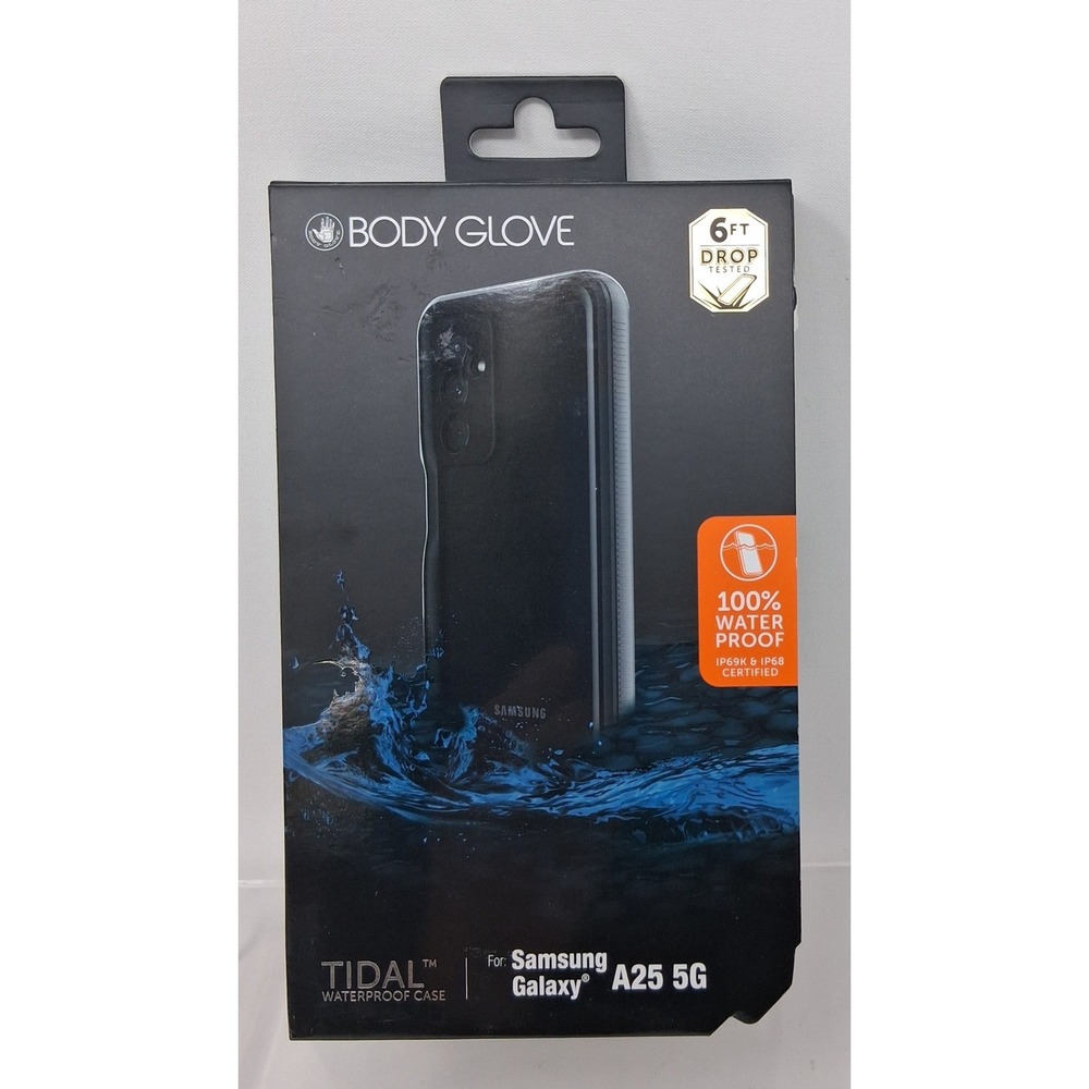 Body Glove Tidal Waterproof Case for Samsung Galaxy A25 5G Black IP68 Rugged